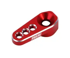 INJORA 4M-12RD - INJORA 25T Aluminum Servo Arm Horn for 1/18 TRX4M Stock Servo, Red