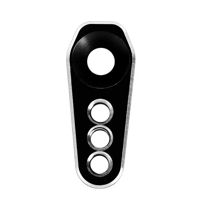 INJORA 4M-12BK - INJORA 25T Aluminum Servo Arm Horn for 1/18 TRX4M Stock Servo, Black