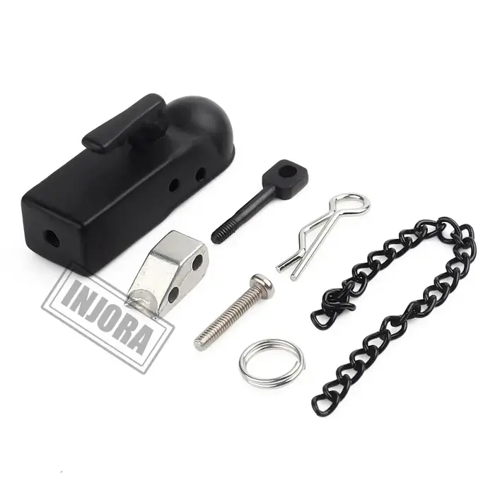 INJORA DG-A04-M3 - INJORA Metal Trailer Tow Hitch Ball Coupler for 1/10 RC Crawler