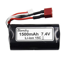 2S 7.4V Li-Ion Battery(1500mAH)(T-Plug)(1pc)