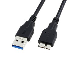 USB-A2MICRO-B-3FT - Smays USB 3.0 Cable, USB 3.0 A Male to Micro B Cable 3.3FT Cord Compatible with WD My Passport and Elements Portable External Hard Drive, Toshiba, Seagate, Samsung Galaxy S5, Note 3
