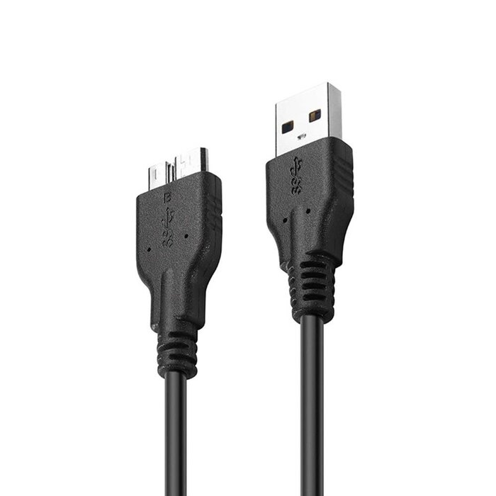 USB-A2MICRO-B-3FT - Smays USB 3.0 Cable, USB 3.0 A Male to Micro B Cable 3.3FT Cord Compatible with WD My Passport and Elements Portable External Hard Drive, Toshiba, Seagate, Samsung Galaxy S5, Note 3