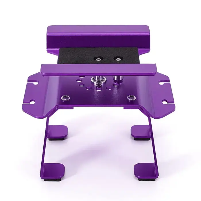 INJORA Tool-63PU - INJORA Aluminum RC Car Stand with Shock Holder for 1/24 1/18 RC Crawler, Purple