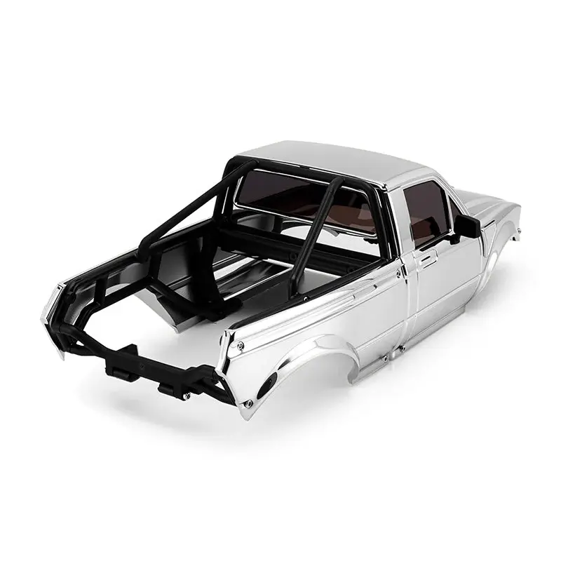INJORA IR60-CH - INJORA IR60 Body for 1/18 TRX4M Defender Bronco, Silver