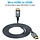 MINI-HDMI2HDMI - Twozoh Mini HDMI to HDMI Cable 6.6FT 2 Pack, Nylon Braided HDMI to Mini HDMI Support 3D/4K@60Hz 18Gbps/2160P/1080P for Nikon/Canon DSLR, Camcorder, Laptop, Tablet and Graphics/Video Card