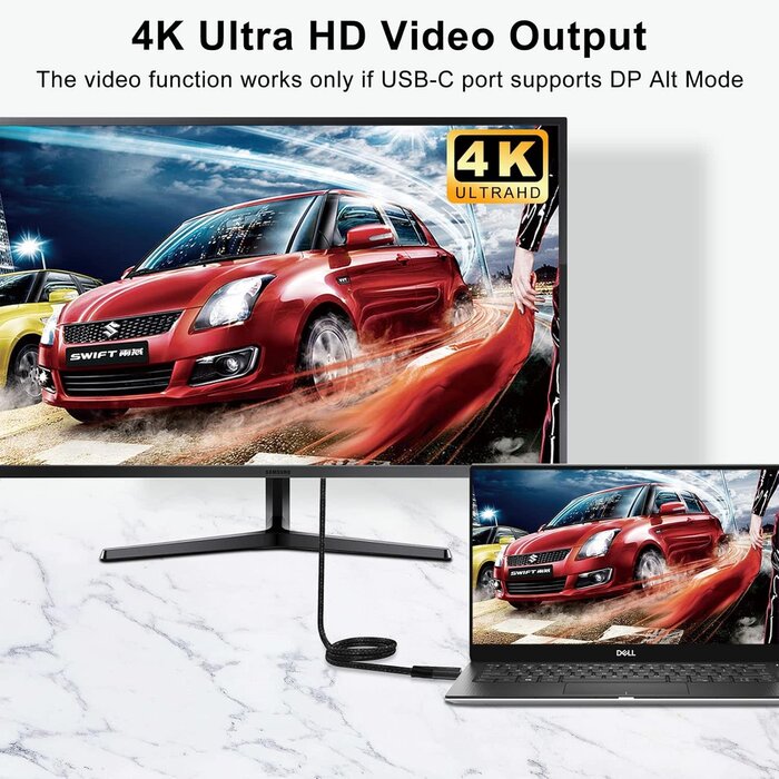 Twozoh USB C to USB C Cable 100W 3.3FT, UseBean USB 3.2 Gen 2X2 20Gbps Data Transfer Type-C Cable PD 100W Fast Charging, 4K Video Monitor Cord, for Thunderbolt 3/4 MacBook Pro, iPad Pro, Galaxy S21/S20