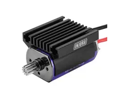 INJORA INM11-48T-90 - INJORA 180 PRO Brushed 48T Purple Motor with Steel Pinion and Heat Sink for 1/18 TRX4M