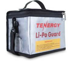 TNRGY-LPO-BAG-LG - Tenergy Fire Retardant Lipo Zipper Bag for Charging and Storing Lipo Battery Packs, 8.5 x 6.5 x 5.7inch | Lipo Battery Packs, for Charging and Storing, Lipo