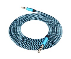 AILKIN-AUX-6FT - AILKIN 6ft AUX Cord for Car, 3.5mm Auxiliary Audio Cable, Braided Stereo AUX Chords Compatible Headphone Car, iPhone, iPod, iPad, Samsung Galaxy, HTC, LG, Google Pixel, Tablet & More