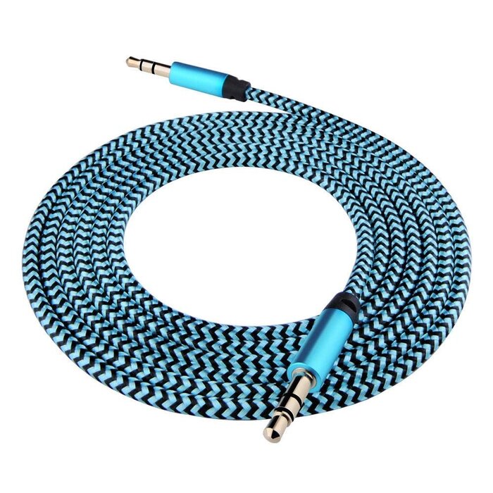 AILKIN-AUX-6FT - AILKIN 6ft AUX Cord for Car, 3.5mm Auxiliary Audio Cable, Braided Stereo AUX Chords Compatible Headphone Car, iPhone, iPod, iPad, Samsung Galaxy, HTC, LG, Google Pixel, Tablet & More