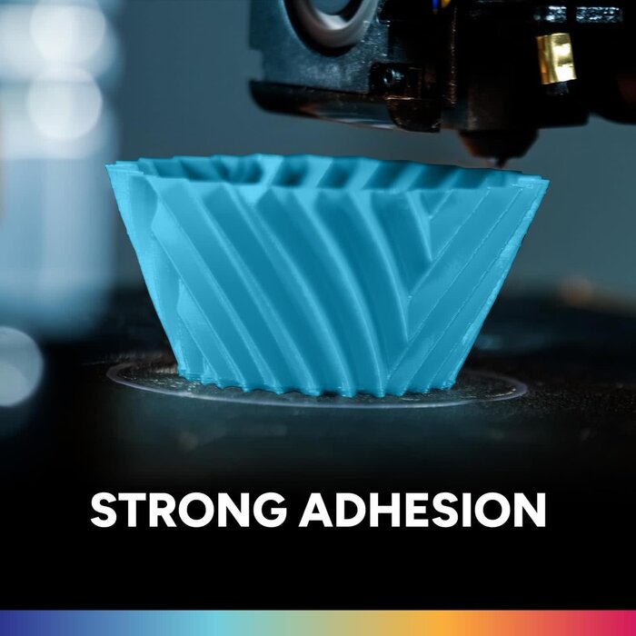 OVPLA-LT-BLU - OVERTURE Light Blue PLA Filament 1.75mm, Neatly Wound 3D Printer Filament 1kg Spool (2.2lbs), Dimensional Accuracy +/- 0.02 mm, Fit Most FDM 3D Printers (Light Blue)