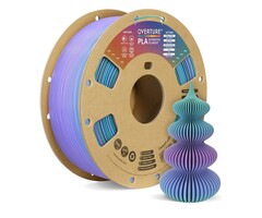 OVERTURE Rainbow PLA Filament 1.75mm, Neatly Wound 3D Printer Filament 1kg Spool (2.2lbs), Dimensional Accuracy +/- 0.02 mm, Fit Most FDM 3D Printers (Northern Lights)