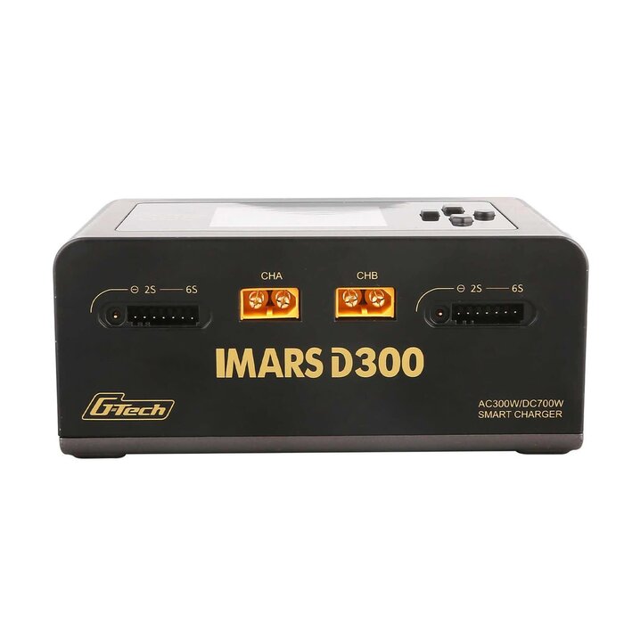 GEA300WD300UB - Gens Ace , IMARS D300 G-Tech AC/DC 300W/700W Max 16A, Charger Black