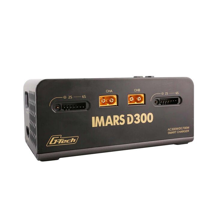 GEA300WD300UB - Gens Ace , IMARS D300 G-Tech AC/DC 300W/700W Max 16A, Charger Black