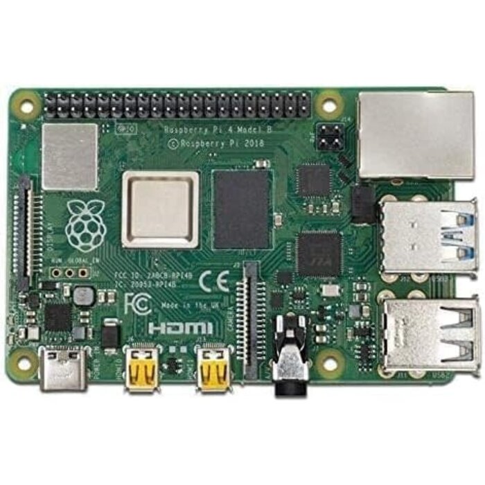 RPI4-MODBP-4GB - Raspberry SC15184 Pi 4 Model B 2019 Quad Core 64 Bit WiFi Bluetooth (4GB)