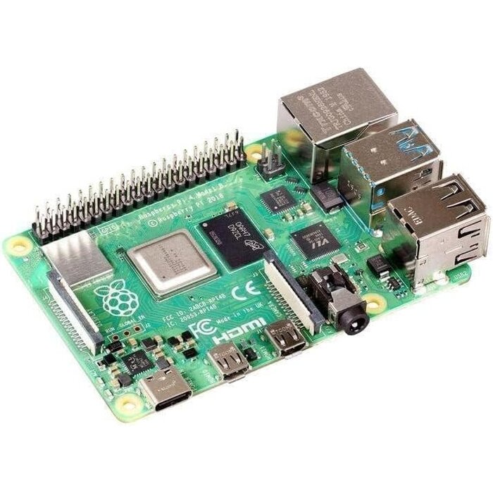 RPI4-MODBP-4GB - Raspberry SC15184 Pi 4 Model B 2019 Quad Core 64 Bit WiFi Bluetooth (4GB)