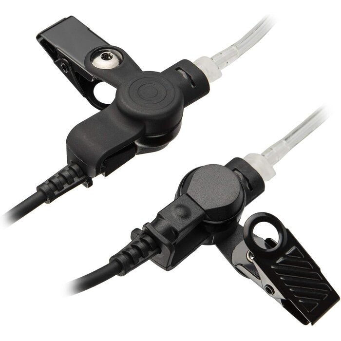 ASK2425-M3 - Arrowmax 1-Wire Clear Coil Surveillance Kit Earphone Compatible with Rocky Talkie Expedition Radio Motorola M5 Plug GP328 Plus PRO5150 Elite