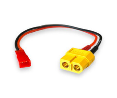 BDHI XT30/F-JST/M-4IN - BDHI XT30 Female to JST Male Adapter with 10cm 4in 20awg Wire