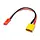 XT30/M-JST/F-4IN - BDHI XT30 Male to JST Female Adapter with 10cm 4in 20awg Wire