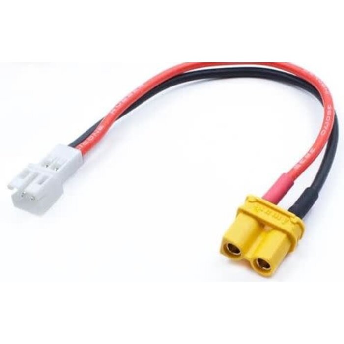 XT30/F-JST-PH2.0/M-4IN - MEIVIFPV XT30 Female to JST PH2.0 Male Adapter Cable 22AWG 10cm (4in) for RC Battery Plugs