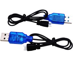 MX2.0-USB-CHRGR - Blomiky 3.7V Lithium Battery USB Charge Cable with MX2.0 Plug Suitable for Some RC Airplane Shark Boat Helicopter Drone Battery / T12 USB