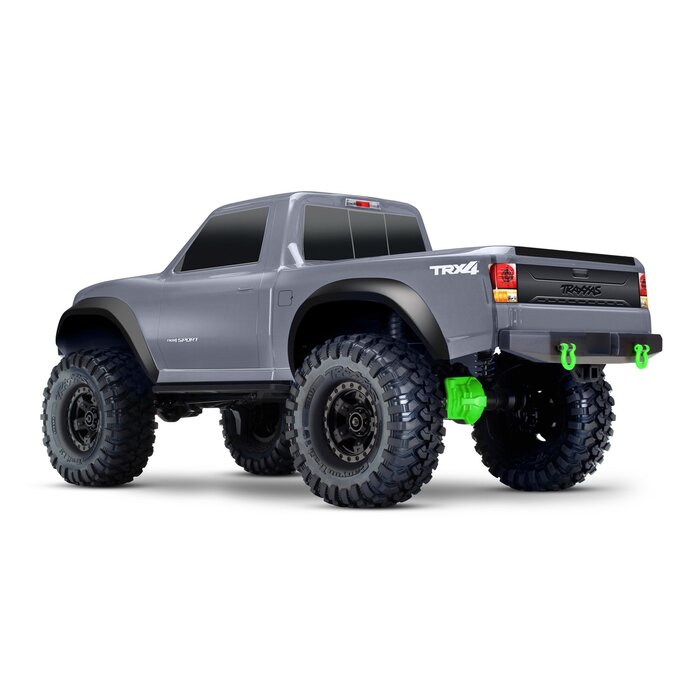 Traxxas 82224-4-GRAY - TRX-4 Sport Clipless 1/10 Scale 4X4 Crawler, fully-assembled, waterproof electronics, Ready-To-Drive®, with TQ™ 2.4 GHz 2-channel radio system, XL-5 HV speed control, and clipless Body, Gray