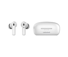 3304381 - Radioshack True Wireless Headphones 400MAH Active Noise Cancelling, IPX5, White
