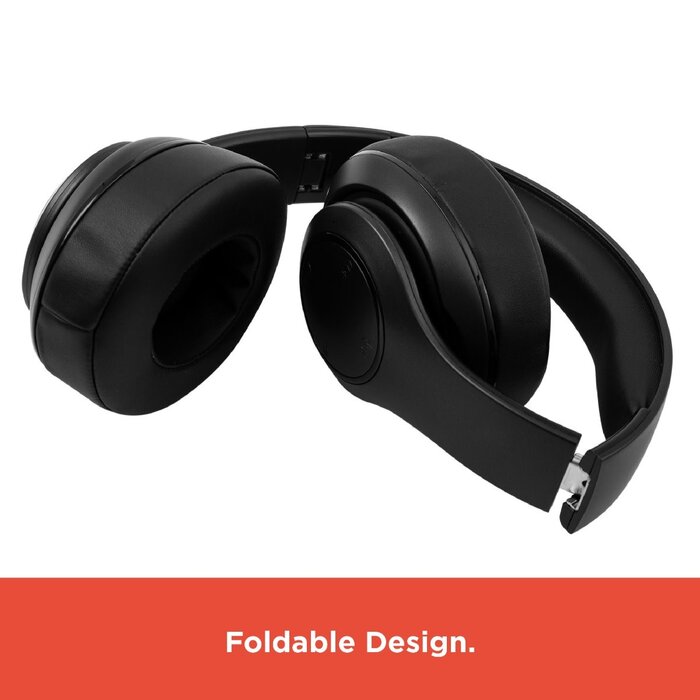 3304403 - RadioShack BlueTooth Over-Ear Headphones, Black