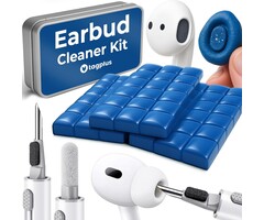 EARBUD-CLNR - TagPlus Airpod Cleaner Kit + Pro Cleaning Tool - Compatible for Earbud Cleaning kit for iPhone Cleaning Kit for iPhone Cleaner Kit for Airpods Cleaning Kit Cleaning Putty Phone Cleaning Kit