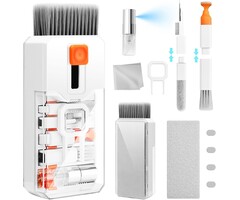 ELEC-KIT - Ordilend Keyboard Cleaning Kit Laptop Cleaner, All-in-1 Computer Screen Cleaning Brush Tool, Multi-Function PC Accessories Electronic Cleaner Kit Spray for iPhone iPad Macbook Earbud Camera Monitor with Patent