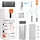 ELEC-KIT - Ordilend Keyboard Cleaning Kit Laptop Cleaner, All-in-1 Computer Screen Cleaning Brush Tool, Multi-Function PC Accessories Electronic Cleaner Kit Spray for iPhone iPad Macbook Earbud Camera Monitor with Patent