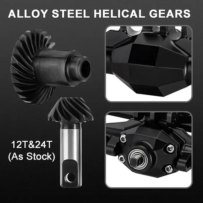 INJORA INJORA Diamond Axles with Lay Down Servo Mount & Links for 1/18 TRX4M,