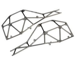 Traxxas 8430X - Satin Black Chrome Tube Chassis Side Sections (L&R)
