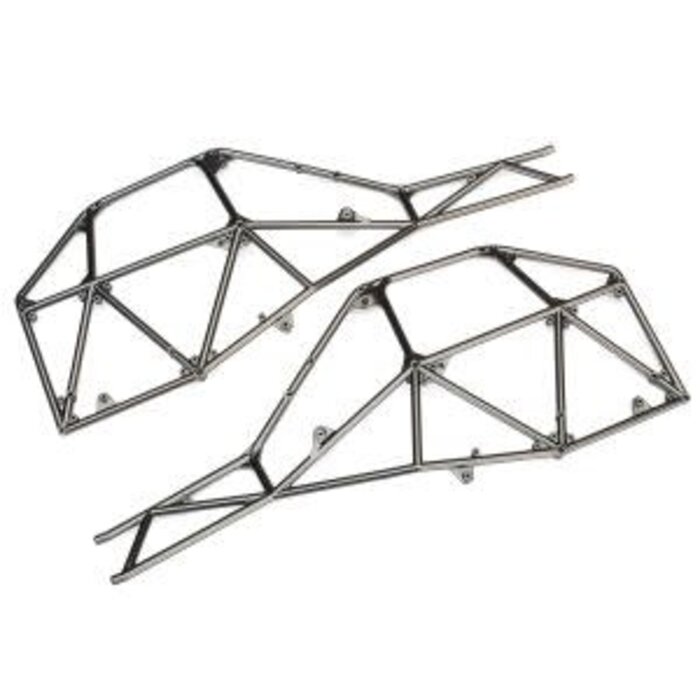 Traxxas 8430X - Satin Black Chrome Tube Chassis Side Sections (L&R)