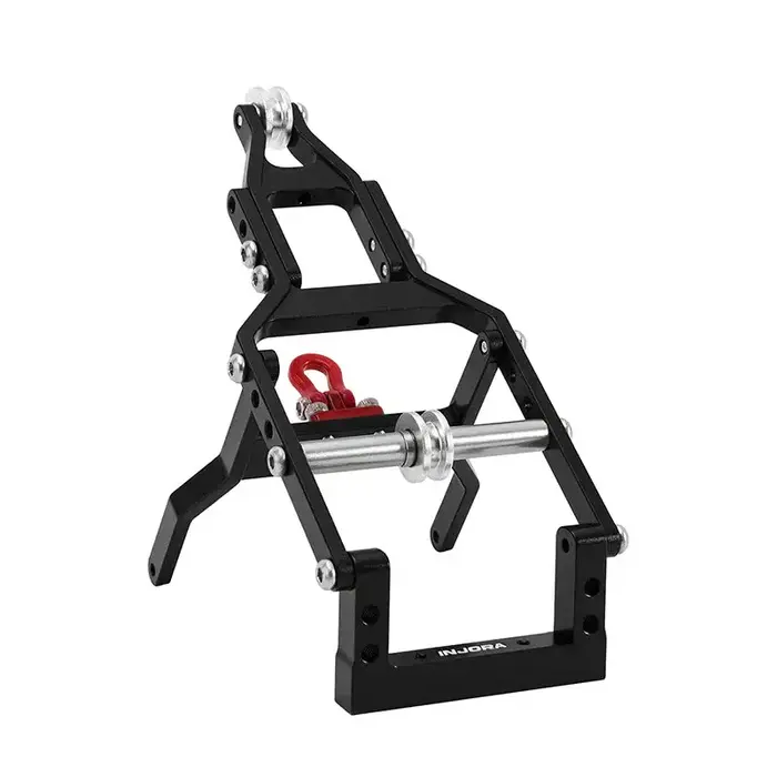 INJORA INJS2065-360-194BK - INJORA Tow Truck Crane Kit & INJS2065-360 Winch Servo for 1/24 SCX24