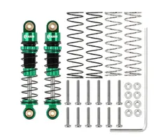 INJORA SCX24-131GN-2 -  INJORA 39mm Aluminum Threaded Oil Shocks for Axial SCX24 FMS FCX24M,  Green