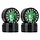 SCX24-26BGN - INJORA 1.0" 6-Spokes Wheels for Micro Crawlers, Green