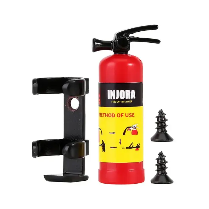 INJORA SCX24-85 - INJORA Mini Fire Extinguisher Scale Accessories for 1/24 1/18 RC Crawlers