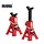 INA-87RD - INJORA 2PCS Mini Adjustable Metal Jack Stands Tool for 1/18 1/24 RC Crawlers