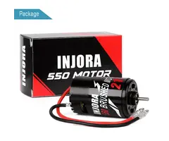 INJORA INJORA 550 3-SLOT Waterproof Brushed Motor for 1/10 RC Crawler, 21T
