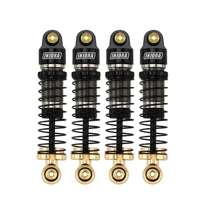 INJORA SCX24-179BR - INJORA Brass Black 40mm Big Bore Oil Shock Absorber for 1/24 SCX24 FCX24M