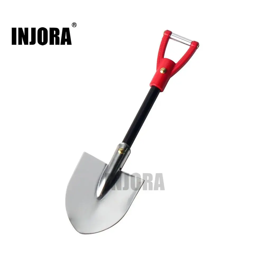 INJORA AX201608040 - INJORA 1pc Mini Metal Shovel, 1/10 Scale Accessories for RC Crawler