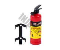 INJORA CRAW18024 - INJORA Mini Plastic Fire Extinguisher with Sticker, Scale Accessories for 1/10 RC Crawler, Red