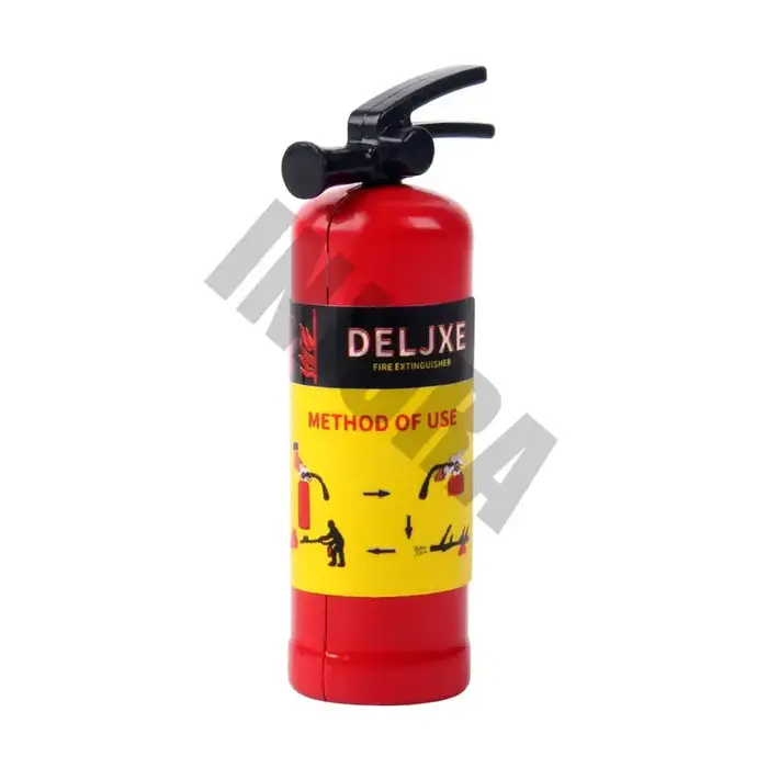 INJORA CRAW18024 - INJORA Mini Plastic Fire Extinguisher with Sticker, Scale Accessories for 1/10 RC Crawler, Red