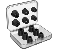 NEW-BEE-TIPS - New Bee [6 Pairs] Earphone Tips New Bee 12pcs Premium Replacement Earbud Tips Blocking Out Ambient Noise Memory Foam Earbuds Inner 4.9mm for in-Ear Headphones with 5mm-7mm Tips (Black, S/M/L)