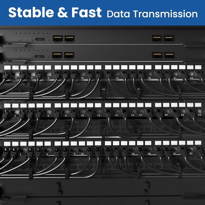 UC098 - Ultra Clarity Cables Cat 6 Ethernet Cable 100 ft, Outdoor&Indoor 10Gbps Ethernet Cable, High Speed Cat6 Cable RJ45 LAN Internet Cable for Computer, Router, Modem, PS4/5, Xbox, Gaming - Black