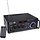 PDA29BU.5 - Pyle 200W Stereo Power Amplifier with Bluetooth - Dual Channel Audio Receiver - LED Display - RCA - USB - SD - MIC IN - FM Radio - AUX Input - Perfect for Home & Computer Audio