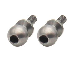 HOT RACING HRASXTF21BN - Stainless Steel Ball Stud: SCX24