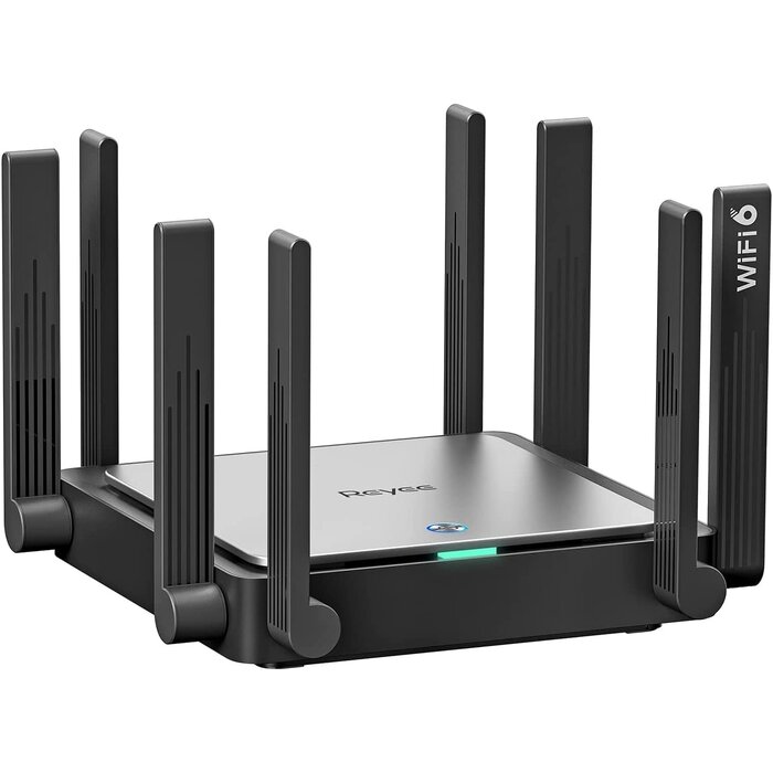 REYEE-AX3200 - Reyee - WiFi 6 Router AX3200 Wireless Router Internet Router, High Speed Smart Router with 8 Omnidirectional Antennas, Dual Band Gigabit Computer Router Mesh Support for Homes up to 3000 Sq. ft. - E5