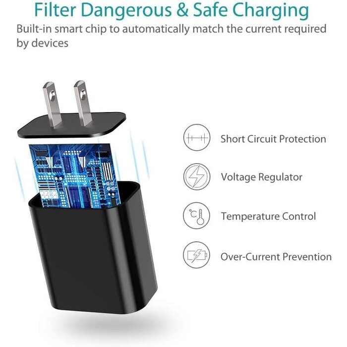 AMULISS-XY-1304-5V2A - Odinxixi 5V 2A Hair Trimmer Charger, USB Charging Adapter Cable, Compatible with AMULISS Hair Trimmer, 5FT/1.5M, Fast Charging, Overvoltage Protection